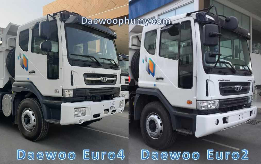 Những đổi mới trên dòng xe BEN Daewoo Euro4 nhập khẩu